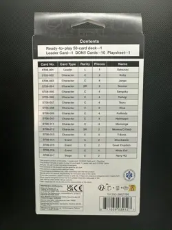 One Piece Card Game: Starter Deck ST-06 Absolute Justice ST06 ENG Sealed - Image 2