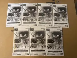 ONE PIECE CARD GAME (OP14) AZURE SEA’S SEVEN DASH PACK 7 PACK LOT - Image 1