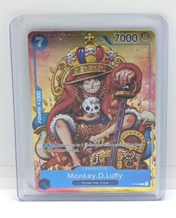 2024 One Piece Monkey D. Luffy Convention Promo Foil Card - PR P-043 - NM* - Image 1