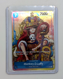 2024 One Piece Monkey D. Luffy Convention Promo Foil Card - PR P-043 - NM* - Image 2
