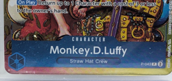 2024 One Piece Monkey D. Luffy Convention Promo Foil Card - PR P-043 - NM* - Image 5