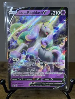 Galarian Rapidash V Pokemon SWSH: Sword & Shield Holo Promo Cards #SWSH111 - Image 1