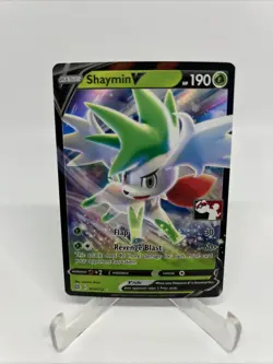 013/172 Shaymin V Prize Pack Series 2 Stamped Pokemon TCG Card Play Promo - Image 1