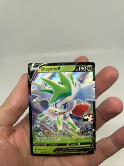 013/172 Shaymin V Prize Pack Series 2 Stamped Pokemon TCG Card Play Promo - Image 3