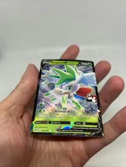 013/172 Shaymin V Prize Pack Series 2 Stamped Pokemon TCG Card Play Promo - Image 4