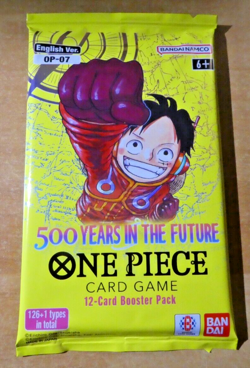ONE PIECE 500 YEARS IN THE FUTURE CARD ENGLISH OP07 PACK X1 BOOSTER SEALED MINT - Image 1
