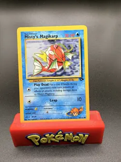 Misty’s Magikarp 88/132 Unlimited Gym Challenge Pokemon Card WOTC Vintage - NM - Image 1