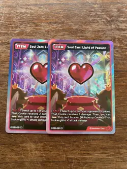 Cookie Run Braverse TCG Soul Jam: Light Of Passion SUPER RARE Card BS3-019 ENG - Image 1