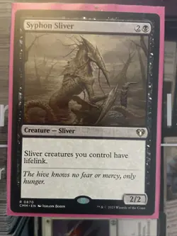 Syphon Sliver Commander Masters Regular Card NM MTG RARE - Image 1