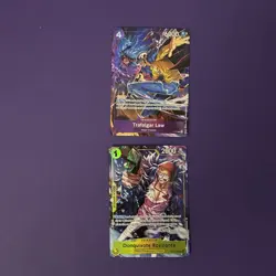 One Piece Trafalgar Law Promo Card P-093 with bonus promo - Image 3