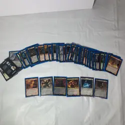 Magic the Gathering Card Lot of 77 Assorted Cards W/Sleeves 885252081331 - Image 1