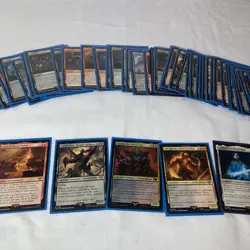 Magic the Gathering Card Lot of 77 Assorted Cards W/Sleeves 885252081331 - Image 3