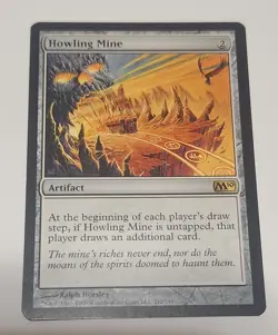 Howling Mine Revised Artifact Rare Magic the Gathering Regular Card LP - Image 1