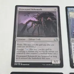 MtG Eldrazi Lot of 4 LP: Mockery of Nature, Drowyard Behemoth, Lurker, Skyspawne - Image 3