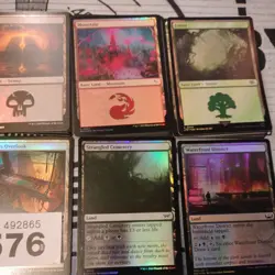 Mtg Foil Basic Lands Bundle. Magic The Gathering Lot Mana Starter (576) - Image 4
