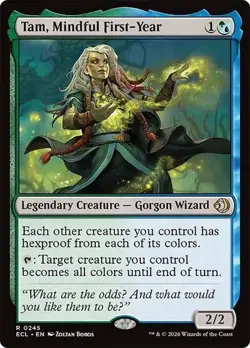 ** Tam Mindful First-Year - Lorwyn Eclipsed (ECL) ** [NM] MTG Hexproof Commander - Image 1