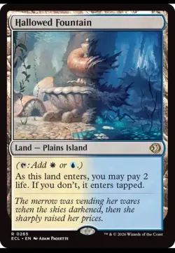 Hallowed Fountain ECL 265 - Foil - NM - Magic the Gathering - Image 1
