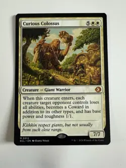 Curious Colossus ECL NM MTG Lorwyn Eclipsed Magic - Image 1