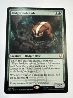 Badgermole Cub - MTG: Avatar The Last Airbender - NM 167 (Non-Foil) - Image 1