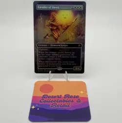 MTG Cavalier of Dawn 84 Borderless Foil Aetherdrift Special Guests SPG Mythic NM - Image 1