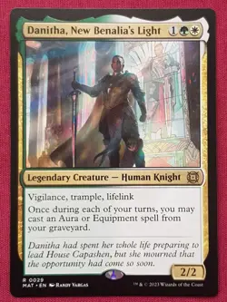 Magic The Gathering MARCH OF THE MACHINE AFTERMATH DANITHA NEW BENALIA'S LIGHT - Image 1