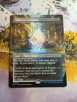 Hallowed Fountain (Borderless) 347 MTG NM - Lorwyn Eclipsed - Image 4