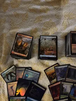 MTG Lot of 460 FOIL Basic Lands New Frame(225) & Full Art(235) - NM-LP - Image 2