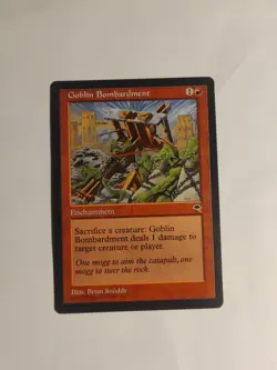 Goblin Bombardment Tempest Light Play MTG Magic the Gathering - Image 2