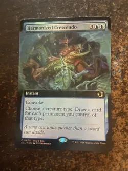 Buy-a-Box Promo Harmonized Crescendo Extended Art Foil 0408 Lorwyn Eclipsed MTG - Image 1