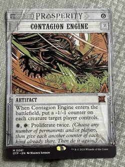 Contagion Engine Breaking News OTP LP MTG SHOWCASE - Image 1