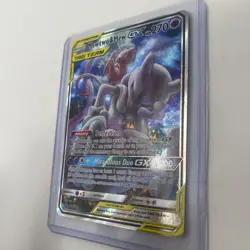 Pokemon TCG Mewtwo & Mew GX SM191 Black Star Promo Holo NM Flawless - Image 2