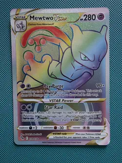 Mewtwo VSTAR (Secret) 079/078 Pokemon GO Holo Rainbow - Image 1