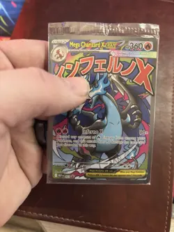 Pokemon Mega Charizard X ex 023 Me: Mega Evolution Promo Holo Sealed Nm/mint* - Image 2