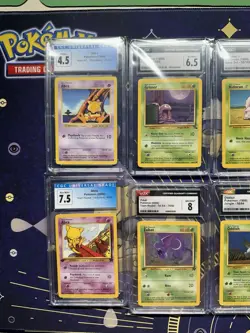 Abra Shadowless Mew Pokemon TCG Vintage 10 Piece CGC Slab Lot - Image 2