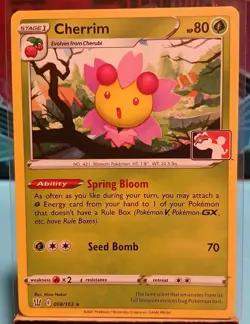 Cherrim 008/163 Prize Pack Series 2 Pokemon Play! Mint Condition Non Holo - Image 1