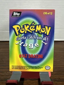 Dratini #147 LP 2000 Topps Pokemon TV Animation Edition Series 3 Non Holo - B - Image 2