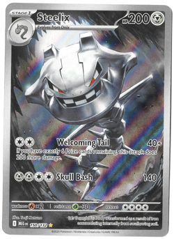 Pokemon- Steelix 150/132 Me01: Mega Evolution Holo - Image 1