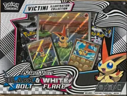 Pokemon TCG - Black Bolt & White Flare - Victini Illustration Collection - Image 1