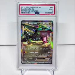 2012 Pokemon B&W Rayquaza EX #85 Dragons Exalted - PSA 9 - Image 1