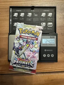 Pokemon TCG Scarlet & Violet Prismatic Evolutions Booster Pack -HEAVY 24.0g- - Image 1