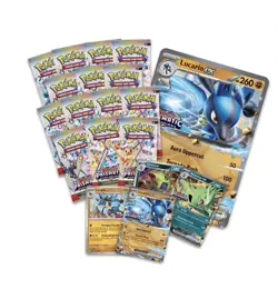 -NEW- Pokemon Prismatic Evolutions Lucario Ex & Tyranitar Ex Premium Collection - Image 3