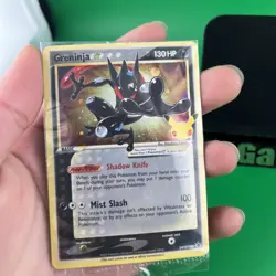 Pokemon TCG Greninja Gold Star SWSH144 Black Star Promo NM/M Sealed - Image 3