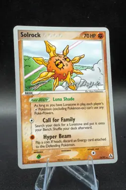 2007 World Championships Solrock 25/92 Promo Non-Holo Pokemon Light Play LP + - Image 1