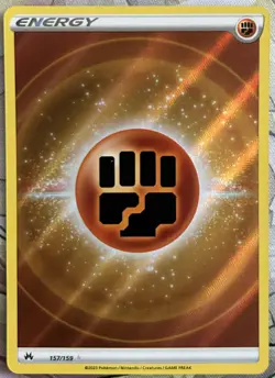 Fighting Energy - 157/159 - SWSH Crown Zenith - Pokemon - Textured - NM/M (R) - Image 1