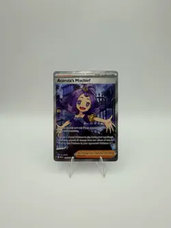 2025 Pokemon Mega Evolution Acerola's Mischief Ultra Rare #165/132 - Image 1