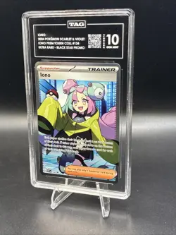 2024 POKEMON SVP EN-SV PROMO IONO PREMIUM TOURNAMENT COLLECTION TAG 10 - Image 3