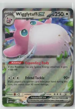 Pokemon Wigglytuff ex #040/165 SV: Scarlet & Violet 151 Near Mint or Better - Image 1