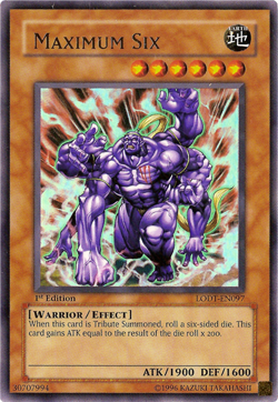 Maximum Six - LODT-EN097 Ultra Rare 1st Ed Reprint NM Yugioh - Image 1