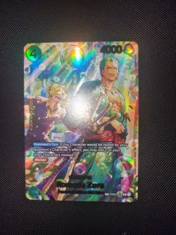 One Piece The Azure Sea's Seven Roronoa Zoro SP Alt Art PRB02-006 NM english - Image 1
