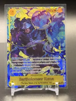 Bartholomew Kuma (Alternate Art) OP12-119 Legacy of the Master Foil - Image 1